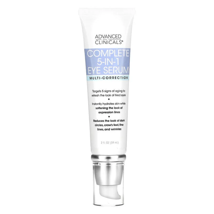 Advanced Clinicals – Complete 5 in 1 Eye Serum Multi-Correction – 59ml