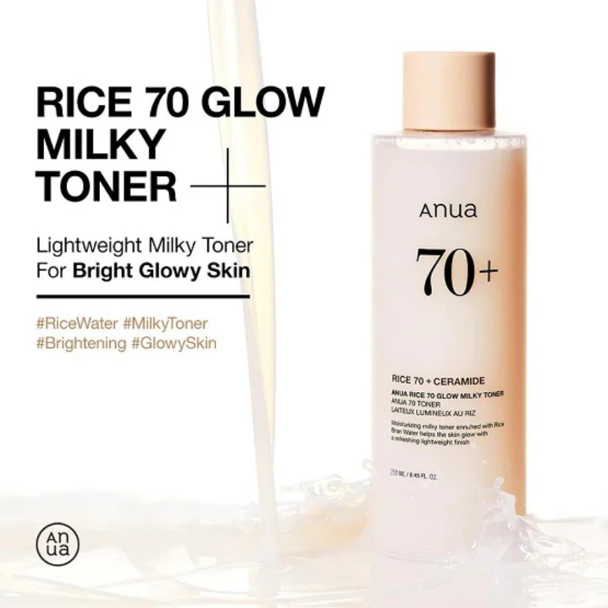 ANUA – Rice 70 Glow Milky Toner – 250ml