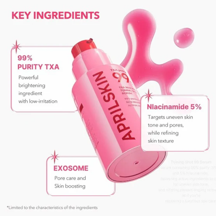 APRILSKIN – TXA Niacinamide Toning Shot 99 Serum – 30ML