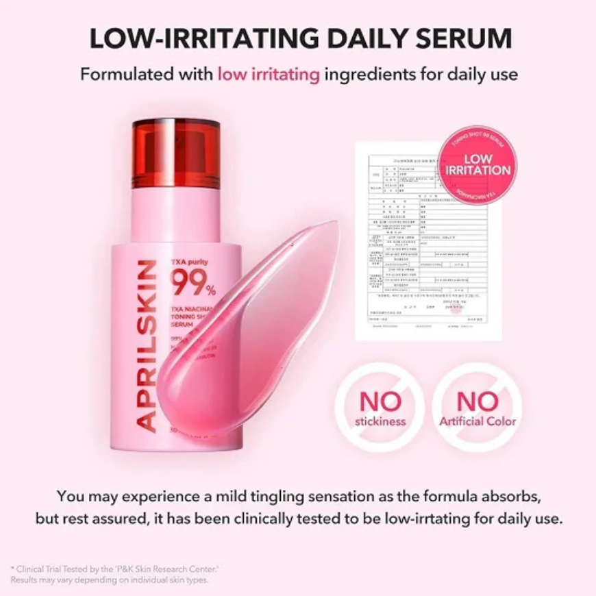 APRILSKIN – TXA Niacinamide Toning Shot 99 Serum – 30ML