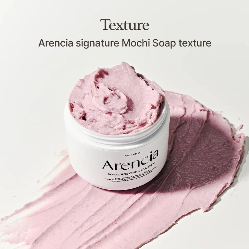 ARENCIA – Fresh Rosehip Mochi Cleanser – 120G