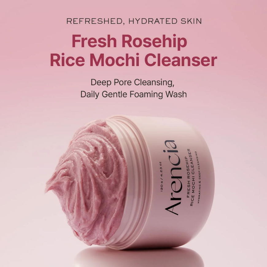 ARENCIA – Fresh Rosehip Mochi Cleanser – 120G