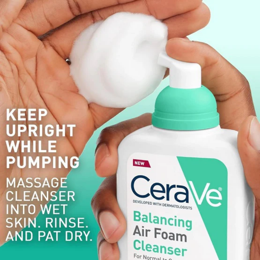 CERAVE – Balancing Air Foam Cleanser – 237ML
