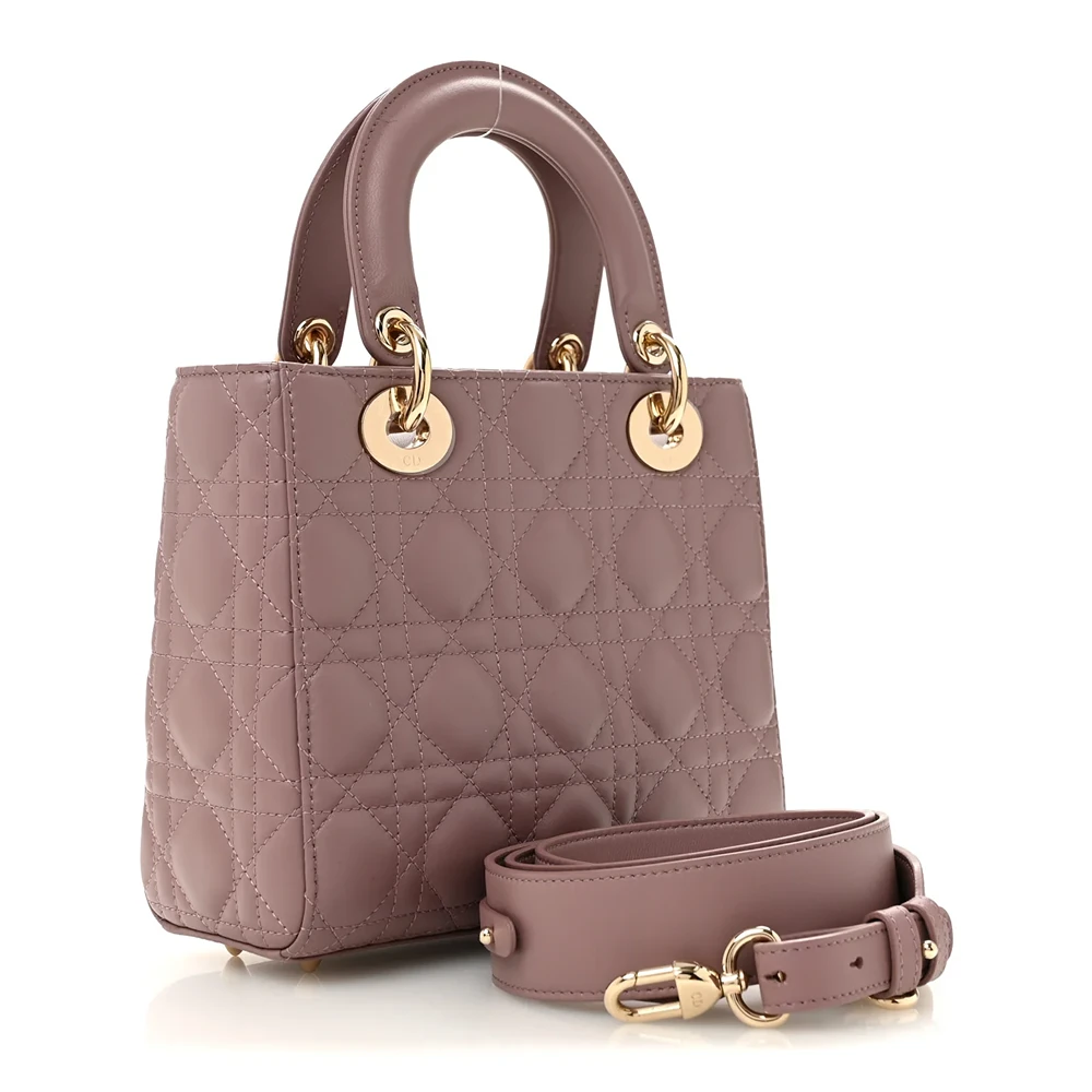 Christian Dior – Lambskin Cannage Small My ABCDior Lady Dior – Peony Pink