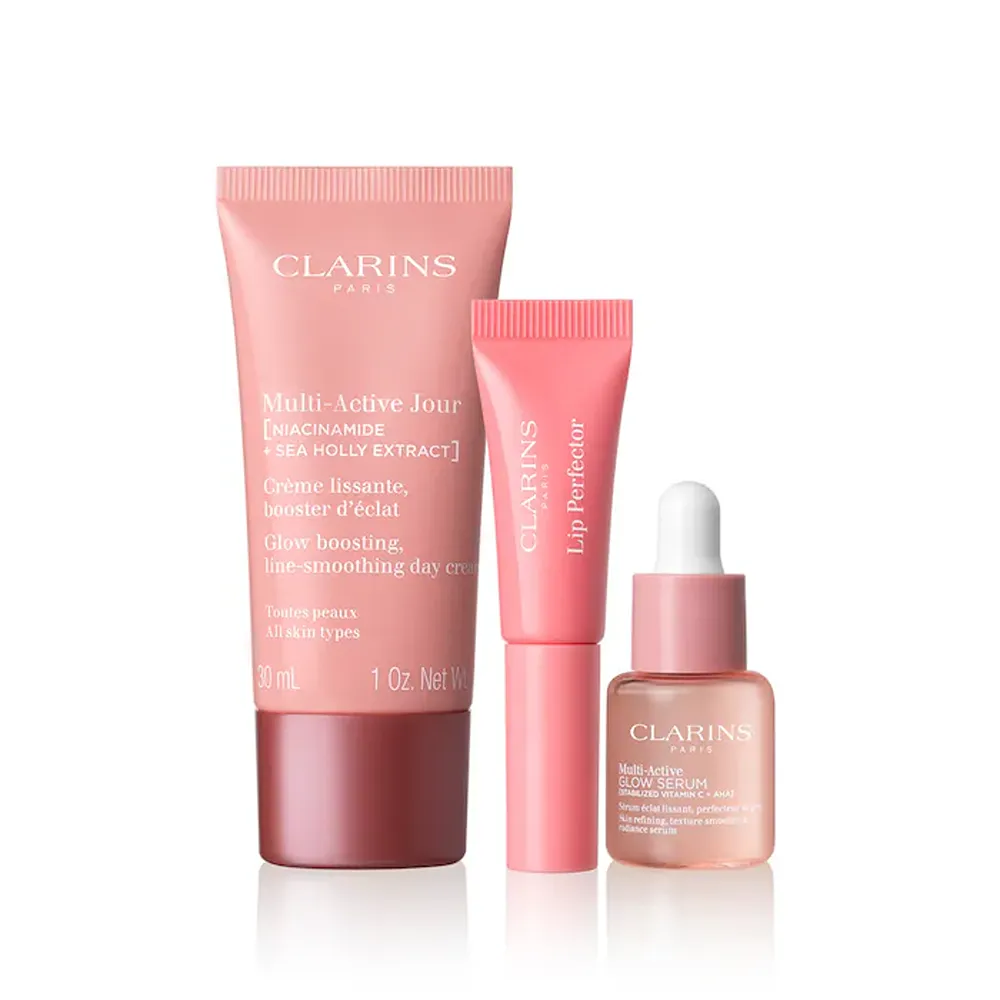 Clarins Smooth, Glow-Up & Go Set