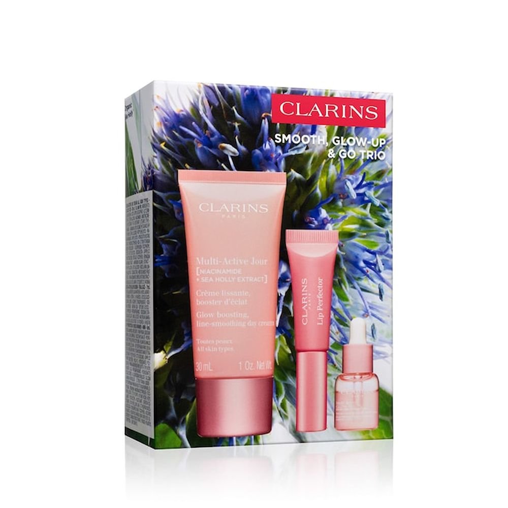 Clarins Smooth, Glow-Up & Go Set