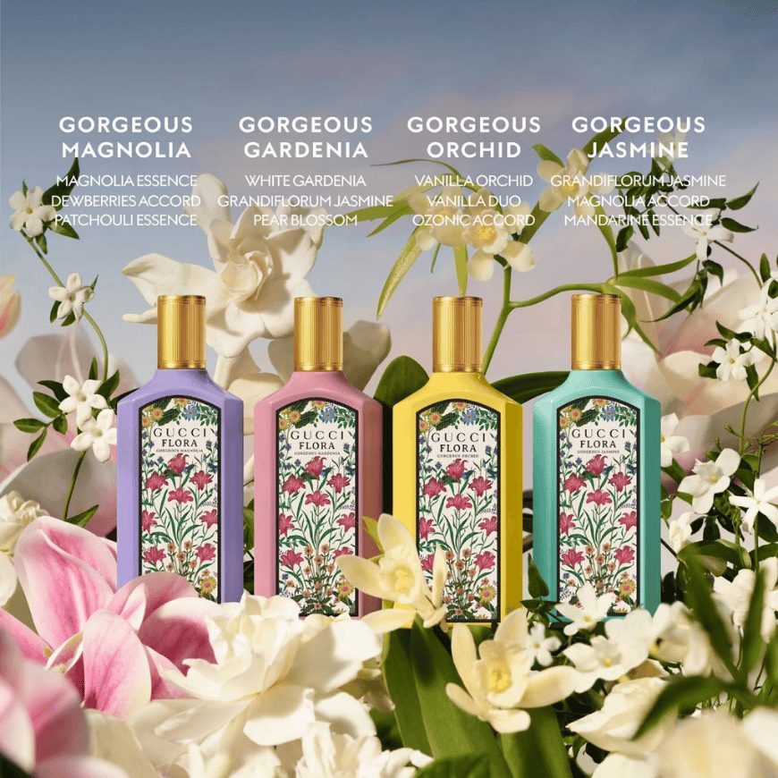 GUCCI FLORA – 2PC MINI Gorgeous Gardenia & Magnolia EDP perfume set