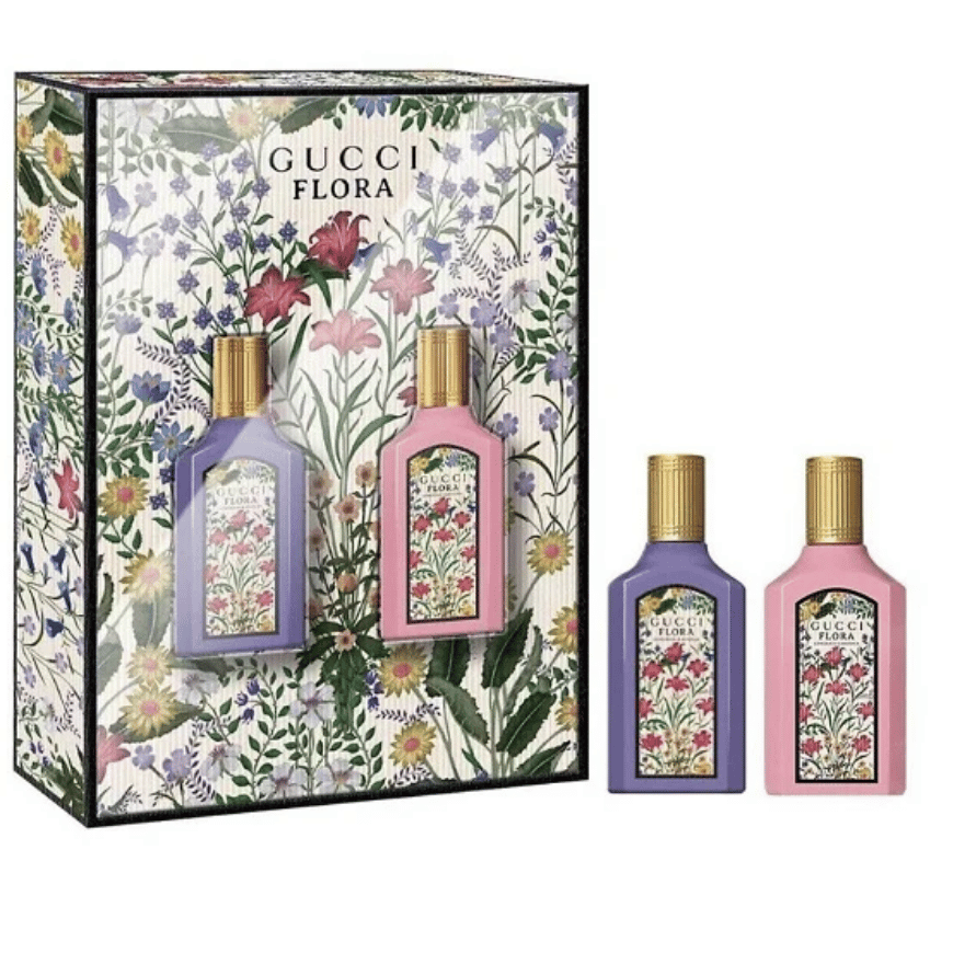 GUCCI FLORA – 2PC MINI Gorgeous Gardenia & Magnolia EDP perfume set