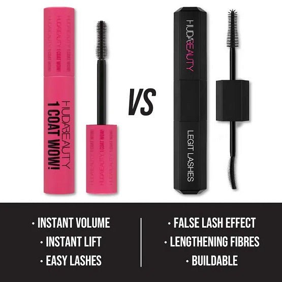 HUDA BEAUTY – 1 Coat WOW! Extra Volumizing and Lifting Mascara – Very Vanta