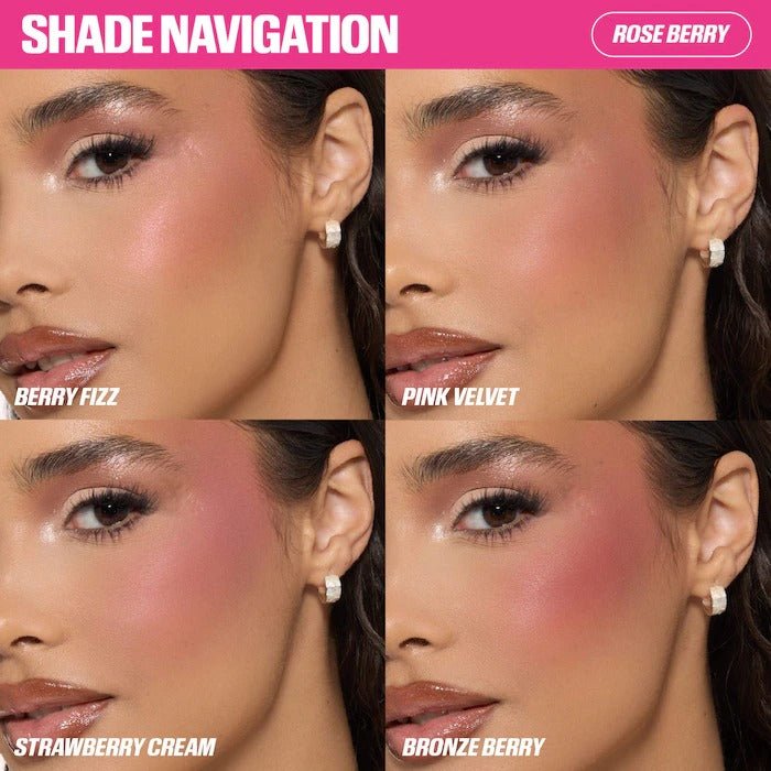 HUDA BEAUTY – Blush Filter Blurring Blushlighters Palette – Rose Berry