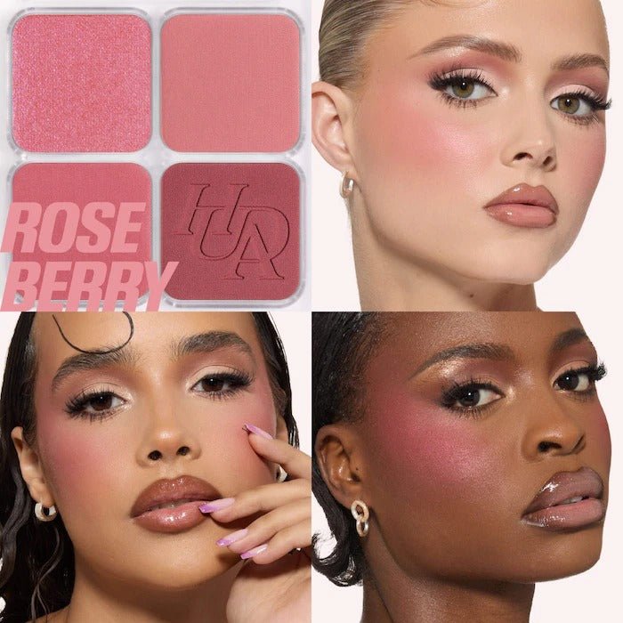 HUDA BEAUTY – Blush Filter Blurring Blushlighters Palette – Rose Berry
