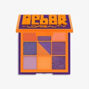 HUDA BEAUTY Color Block Obsessions Eyeshadow Palette – Orange & Purple