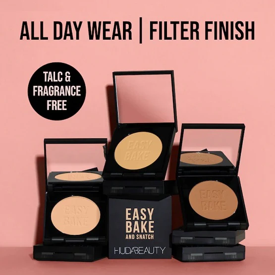 HUDA BEAUTY – Easy Bake and Snatch Pressed Brightening and Setting Powder – Banana Bread