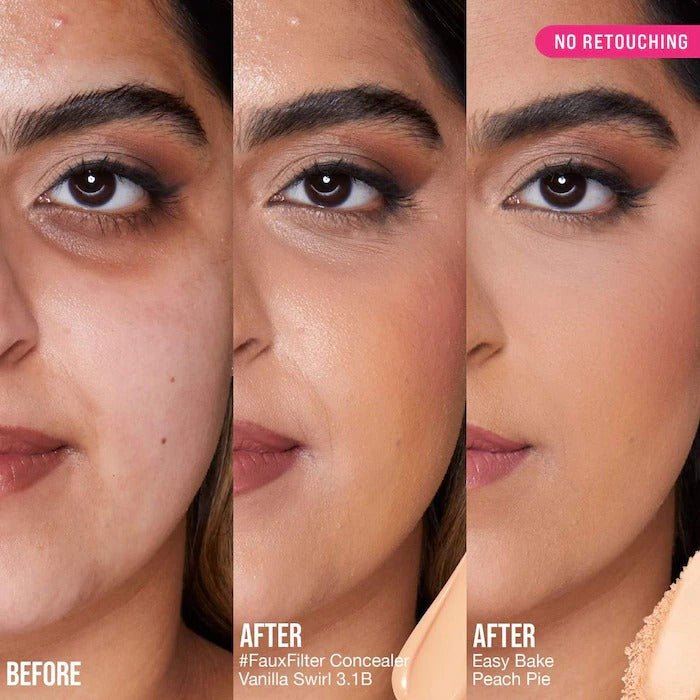 HUDA BEAUTY – Easy Bake Blurring Loose Baking & Setting Powder – Peach Pie