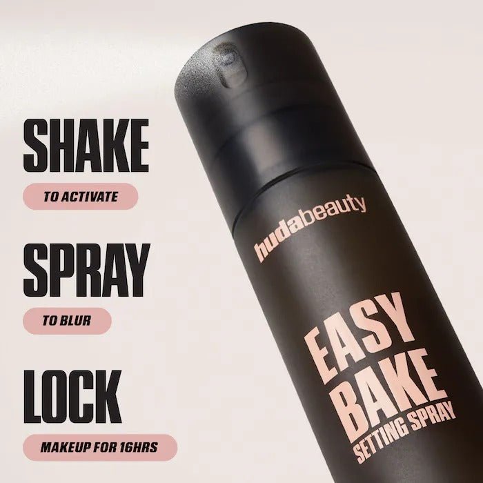 HUDA BEAUTY – Easy Bake Blurring Setting Spray with 16-Hour Wear – 30ML