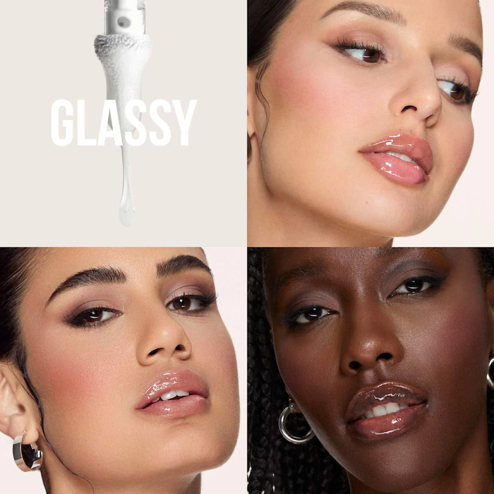HUDA BEAUTY – Faux Filler Shiny Non-Sticky Lip Gloss – Glassy