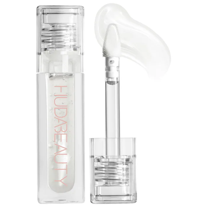 HUDA BEAUTY – Faux Filler Shiny Non-Sticky Lip Gloss – Glassy