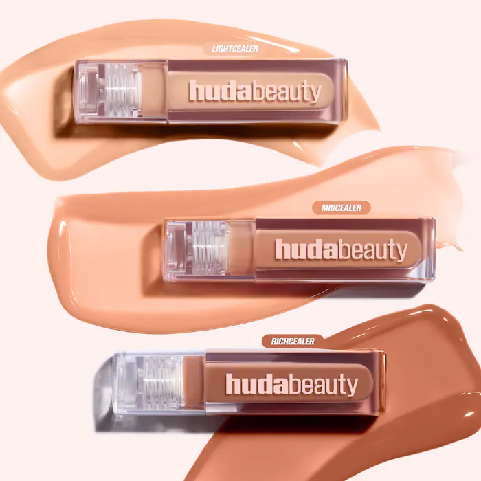 HUDA BEAUTY – Faux Filler Shiny Non-Sticky Lip Gloss – RichCealer – Toffee Brown