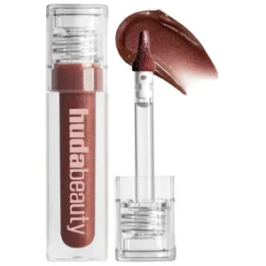 HUDA BEAUTY – Faux Filler Shiny Non-Sticky Lip Gloss – She Fire