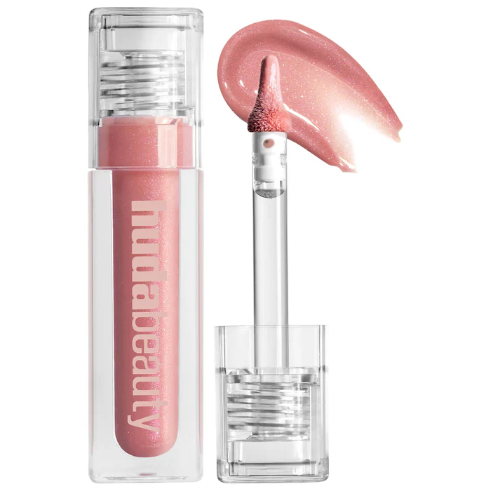 HUDA BEAUTY – Faux Filler Shiny Non-Sticky Lip Gloss – She Flirty
