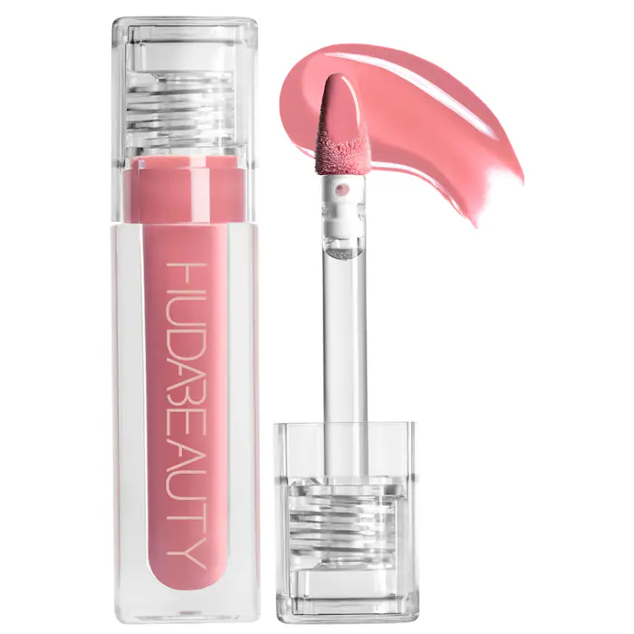 HUDA BEAUTY – Faux Filler Shiny Non-Sticky Lip Gloss – UUU Baby – Electric Lilac