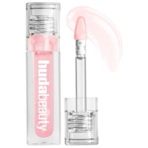 HUDA BEAUTY – Faux Filler Ultra-Hydrating Tinted Jelly Lip Oil – Juicy Pink Lady
