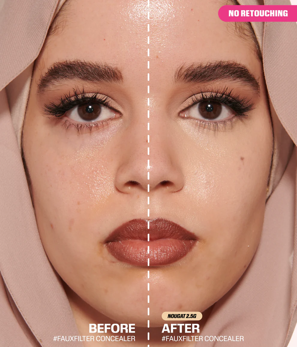 HUDA BEAUTY – FauxFilter Luminous Matte Buildable Coverage Concealer | Nougat 2.5 Golden