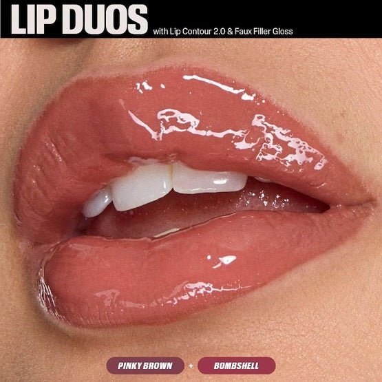 HUDA BEAUTY – Juicy Bombshell Lip Gloss + Liner Set