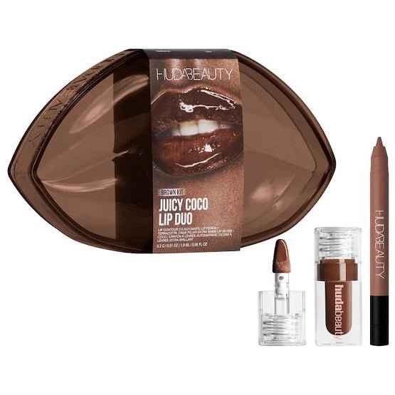 HUDA BEAUTY – Juicy Coco Lip Gloss + Liner Set