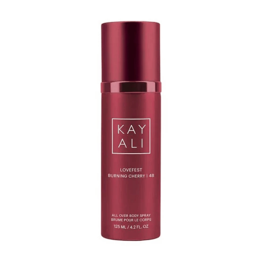 HUDA BEAUTY – Kayali Lovefest Burning Cherry _ 48 Body Spray – 125ML