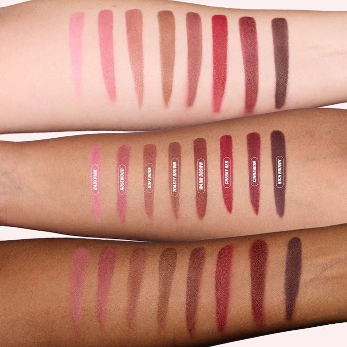 HUDA BEAUTY – Lip Contour Lip Stain for 12-Hour Wear – Cinnamon