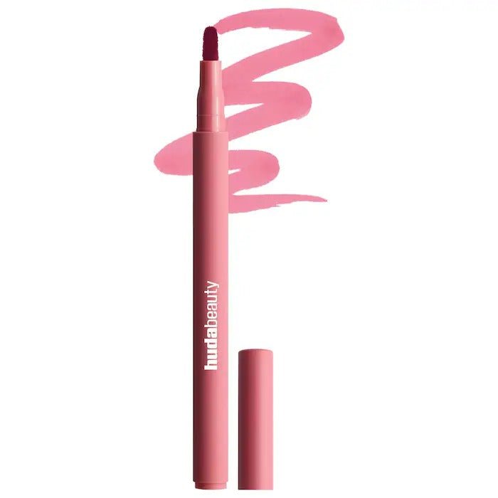 HUDA BEAUTY – Lip Contour Lip Stain for 12-Hour Wear – Rosewood