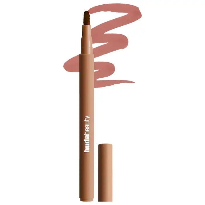 HUDA BEAUTY – Lip Contour Lip Stain for 12-Hour Wear – Soft Nude
