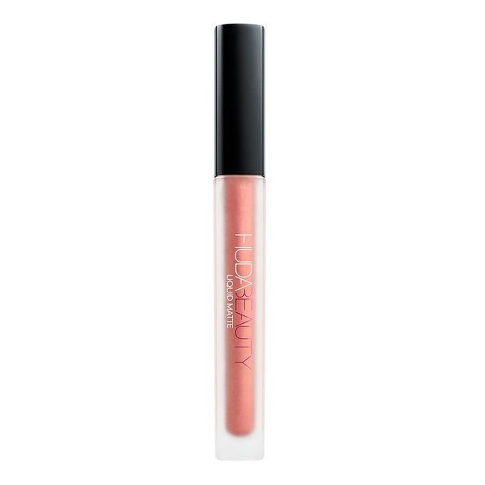 HUDA BEAUTY – Liquid Matte Lipstick – Metallic finish – Socialite