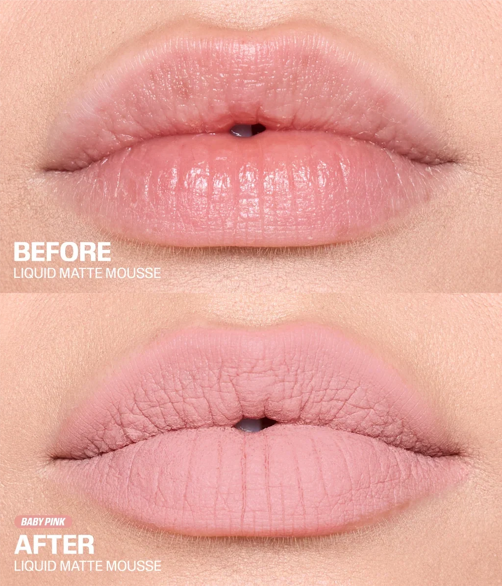 Huda Beauty Liquid Matte Mousse – Shade: Baby Pink