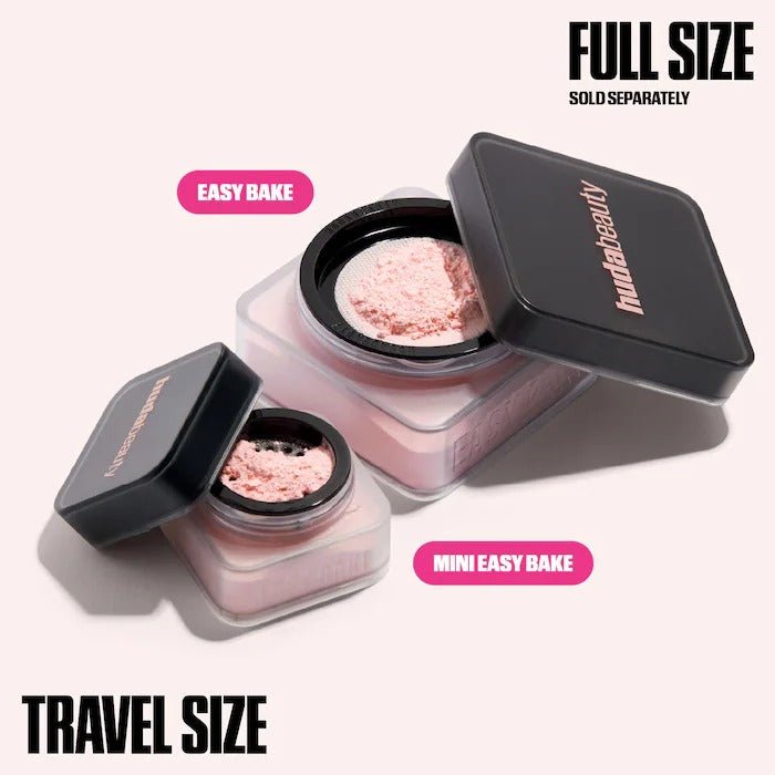 HUDA BEAUTY – Mini Easy Bake Blurring Loose Baking & Setting Powder – Cherry Blossom