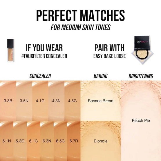 HUDA BEAUTY – Mini Easy Bake Loose Baking & Setting Powder – Banana Bread