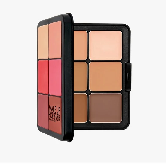 MAKE UP FOR EVER – HD Skin Face Essentials Palette with Highlighter – Light to Medium