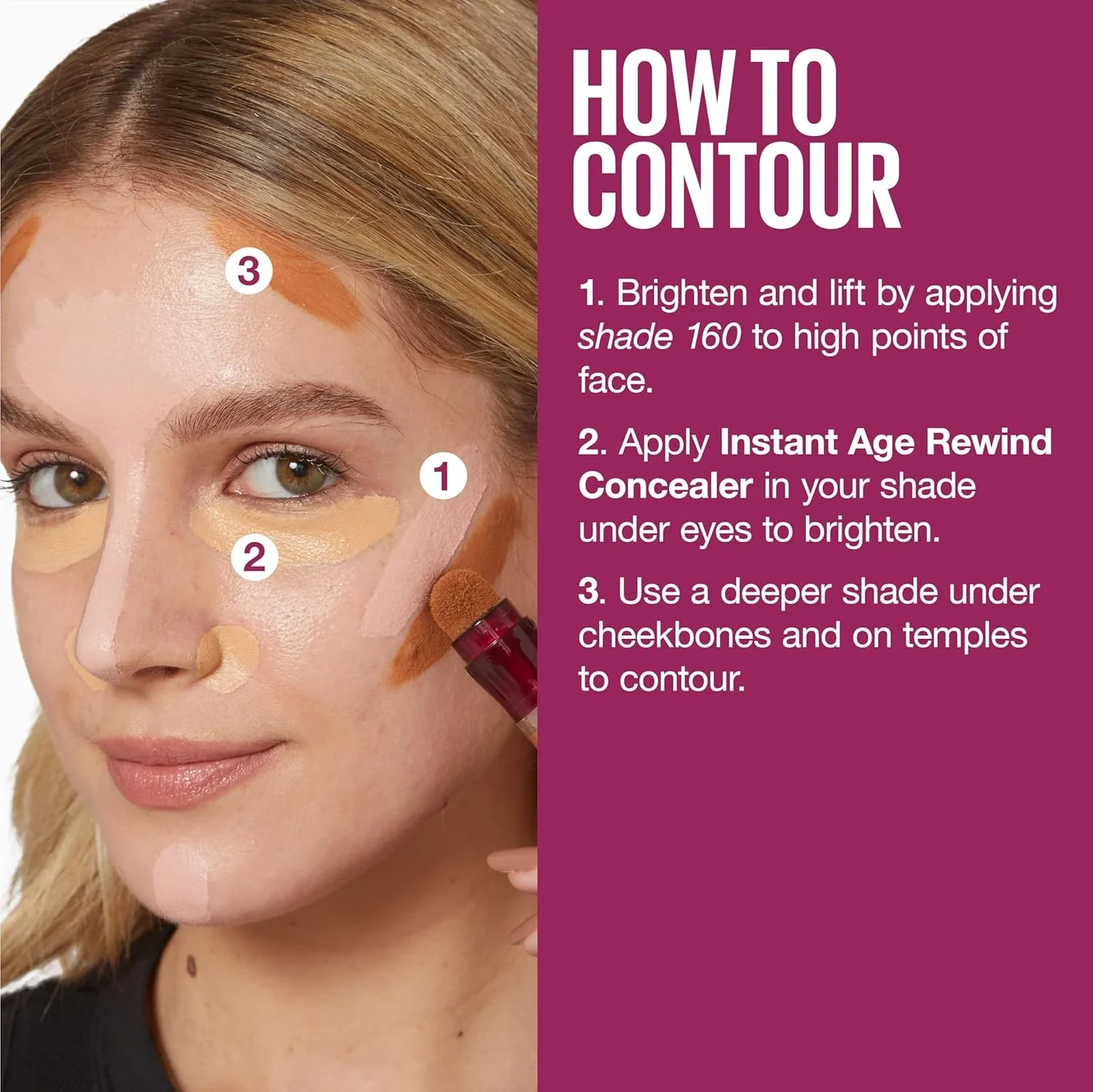 Maybelline 160 Brightener Instant Age Rewind Multi-Use Concealer