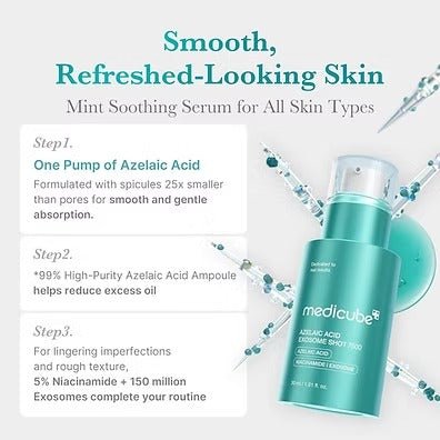 MEDICUBE – Azelaic Acid Exosome Shot Pore Ampoule 7500 – 30ML