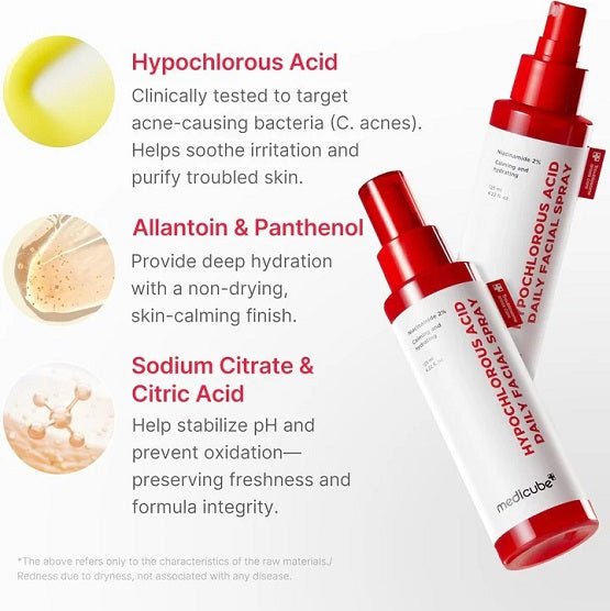 Medicube – Hypochlorous Acid Daily Facial Spray – 125ML