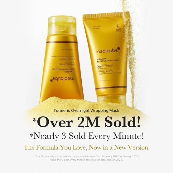 MEDICUBE – Kojic Acid Turmeric Night Wrapping Mask – 75ml