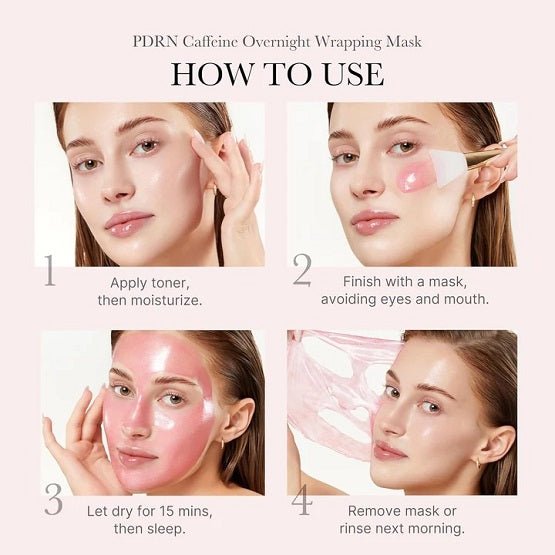 MEDICUBE – PDRN Pink Caffeine Overnight Wrapping Mask – 75ml