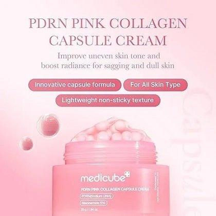 MEDICUBE – PDRN Pink Collagen Capsule Cream – 55G