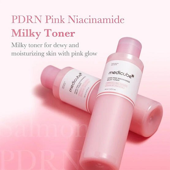 MEDICUBE – PDRN Pink Niacinamide Milky Toner – 150ML