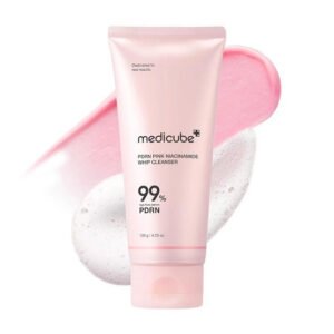 MEDICUBE – PDRN Pink Niacinamide Whip Cleanser – 120G