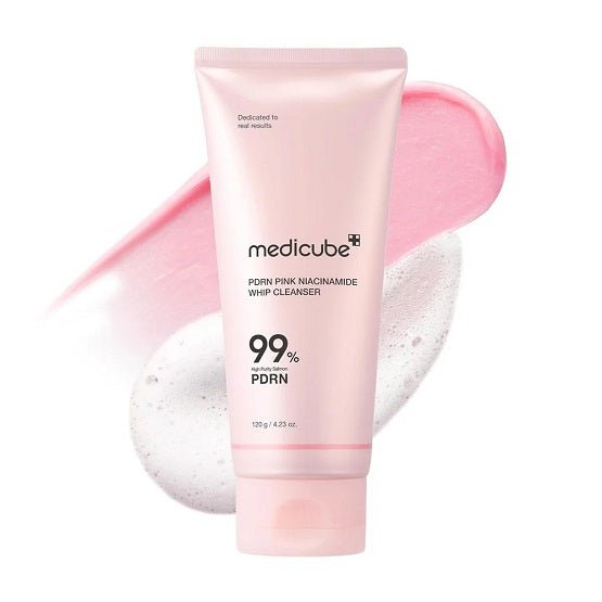 MEDICUBE – PDRN Pink Niacinamide Whip Cleanser – 120G