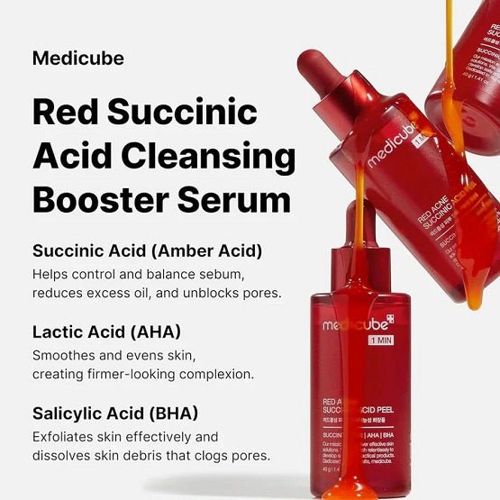 Medicube – Red Acne Succinic Acid Peel – 40g
