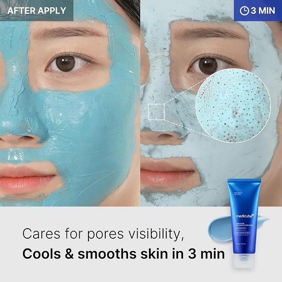 MEDICUBE – Zero Pore Blackhead Mud Mask – 100G