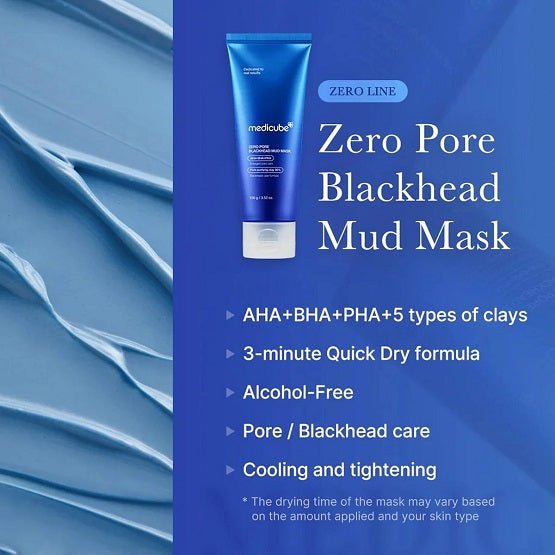 MEDICUBE – Zero Pore Blackhead Mud Mask – 100G